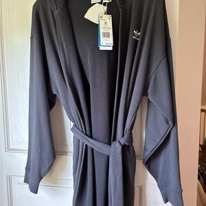 Adidas Dark Gray Yoga Robe sz S, NWT
